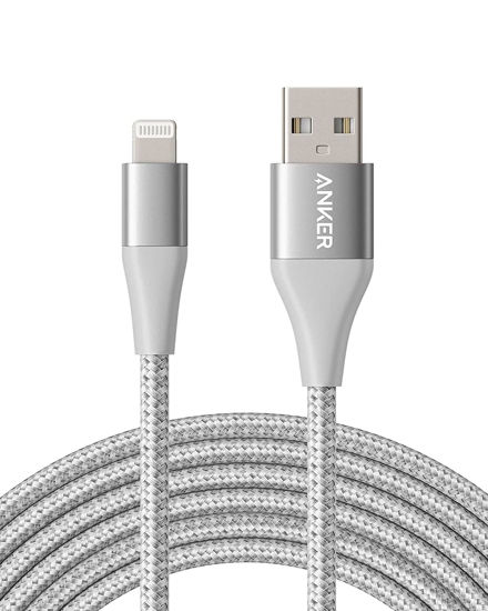 Picture of Anker Powerline+ II Lightning Cable (10ft / 3m), MFi Certified for Flawless Compatibility with iPhone Xs/XS Max/XR/iPhone X / 8/8 Plus / 7/7 Plus / 6/6 Plus / 5 / 5S and More