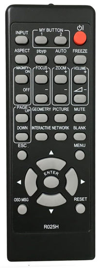 Picture of R025H Universal Remote Control Compatible for Maxell MC-EU4501 MC-EX3551 MC-EW3551 MP-AW4001 MP-EW5002 MP-JW3501 LCD Projector Remote Control