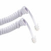 Picture of iSoHo Phones: Why You Need This Curly Handset Phone Cord for Your Landline Telephone It’s Problem-Free, Easy to Use, and Has Excellent Sound Quality Cords for Land Line in Home or Office (15ft) White