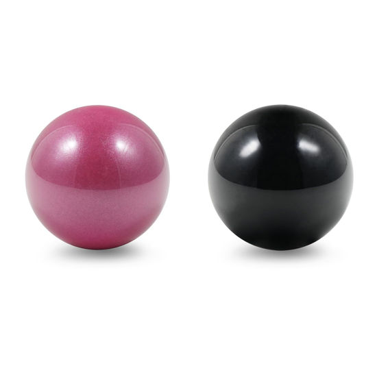 Picture of Perixx PERIPRO-303 X2D Replacement Trackball Set of 2 PERIMICE-517/717/520/720 Compatible with Logitech M575/M570 and Elecom Trackball Mouse - Polished Finish - Black and Pink 2 Color Set…