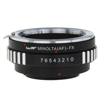 Picture of Haoge Lens Mount Adapter for Sony Alpha A Minolta MA AF Lens to Fujifilm Fuji X FX Mount Camera as X-A3 X-A5 X-A10 X-A20 X-E1 X-E2 X-E2s X-E3 X-H1 X-M1 X-Pro1 X-Pro2 X-T1 X-T2 X-T3 X-T10 X-T20 X-T30