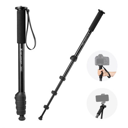 Picture of K&F Concept Camera Monopod, 63" Aluminum Photography Monopod with 5-Section Height, Lightweight & Portable Camera Accessories