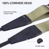 Picture of Padwa Lifestyle Adjustable Camera Strap - 1.5" Full Grain Leather Ends Camera Straps for Photographers, Adjustable Neck Shoulder & Crossbody Nylon Strap Quick Release for Cameras and Binoculars