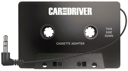 Picture of Car and Driver Cassette Aux Adapter for Car | Wired 3.5MM Universal AUX Plug for Smartphones, MP3 Players, 31” Cable | Cassette Adapter for Car | Cassette Deck | Cassette Tape Aux Cord for Car, Black