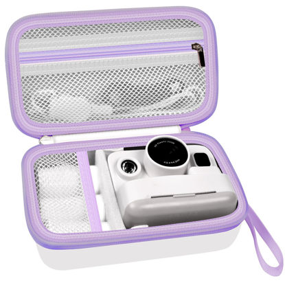 Picture of Grapsa Case Compatible with DYLANTO for Anchioo for ESOXOFFORE for YTETCN for WEEFUN for GKTZ for Amzelas Instant Print Camera, Camera Storage Holder Organizer for Accessories (Box Only) - White