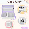 Picture of Grapsa Case Compatible with DYLANTO for Anchioo for ESOXOFFORE for YTETCN for WEEFUN for GKTZ for Amzelas Instant Print Camera, Camera Storage Holder Organizer for Accessories (Box Only) - White