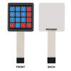 Picture of 10pcs 4x4 Matrix Array Membrane Switch Keypad Keyboard 16 Key Matrix Array Membrane Switch 8pin Keypad Keyboard Microcontroller