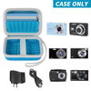 Picture of Digital Camera Case Compatible with Yifecial/for EROOLU/for VAHOIALD/for Kaisoon/for Kodak Pixpro/for Canon PowerShot ELPH 180 190/ for Sony DSCW800 DSCW830 Digital Cameras for Travel (Blue)