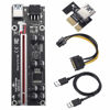 Picture of BEYIMEI PCI-E 1X to 16X Riser Card, with 0.6 m USB 3.0 Extension Cable & 6PIN SATA Power Cable - GPU Extender Riser Card - for Bitcoin Litecoin ETH Ethereum Mining (VER009S-PLUS,1 Pack)