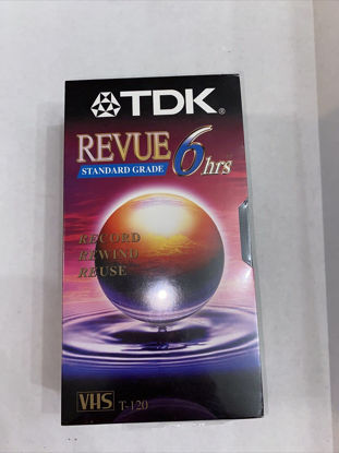 Picture of TDK Revue Standard Grade VHS Tapes 6 Hours