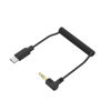 Picture of comica CVM-D-UC II 3.5mm TRS to USB-C Audio Adapter Cable for All Microphones with 3.5mm(TRS) Audio Output Plug