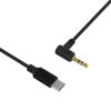 Picture of comica CVM-D-UC II 3.5mm TRS to USB-C Audio Adapter Cable for All Microphones with 3.5mm(TRS) Audio Output Plug