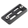 Picture of MLOK Arca Rail Tripod Mount Adapter, for Rifle Tripod Ballhead Quick Release Plate,Compatiable RRS Dovetail, 2 M-LOK Slot Interface