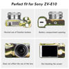 Picture of Rieibi ZVE10 Case, Soft Silicone Protective Case for Sony ZV-E10 ZVE10 Camera, Lightweight Rubber Cover for Sony Alpha ZVE10 - Camouflage