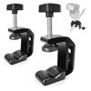 Picture of Julius Studio [2-Pack] C Clamp Multi Functional Adapter for Various Situation, Standard 1/4" 3/8" Female Screw Thread Hole for Mounting Equipment, Photo Video Studio, Wood Work, JSAG381