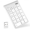 Picture of Foloda Wireless Number Pad, Portable 2.4Ghz USB 10 Keys Financial Accounting Numeric Keypad Data Entry Numpad for Laptop, PC, Desktop