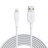 Picture of Anker iPhone Charger Cable, Powerline II Lightning Cable (10ft), Durable Cable, MFi Certified for iPhone X / 8/8 Plus /7/7 Plus / 6/6 Plus / 5s (White), iPad 8, and More