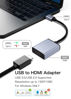 Picture of TULIYET USB to HDMI Adapter, USB 3.0/2.0 to HDMI for Multiple Monitors 1080P Compatible with Windows XP/7/8/10/11, Grey