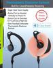 Picture of commountain 3.5mm Listen Only Earpiece for Speaker Mic of Motorola Kenwood Baofeng etc, G-Shape Earhook Receive Only Headset with Earbud Covers, for Police Security and Law Enforcement Use-2 Pack