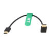 Picture of HangTon HDMI 4K 60p 8K30p UHD Cable for BMPCC 4K ZCAM E2 Sony A7IV F55 Canon C300 GH5S Nikon Z9 Camera Ronin RS2 Teradek ATOMOS Ninja V Monitor Type A HDMI 2.1 Up Angle 25cm