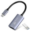 Picture of Guermok USB3.0 HDMI to USB C Capture Card, 4K 1080P 60FPS, Silver, for Gaming Live Streaming, Windows, Mac OS System