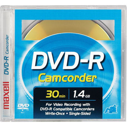 Picture of Maxell DVD-R CAM/Sony 3¿ DVD-R Removable Disc in Jewel Box for Sony DVD Camcorders