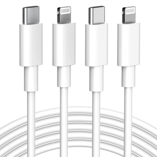 Picture of Cuanyeon USB C to Lightning Cable 6ft 2Pack Apple MFi Certified iPhone Charger Fast Charging Usbc to Lightning Cable iPhone Charger Cord Compatible with iPhone 14 13 12 11 Pro Max Xr Xs 8 and More