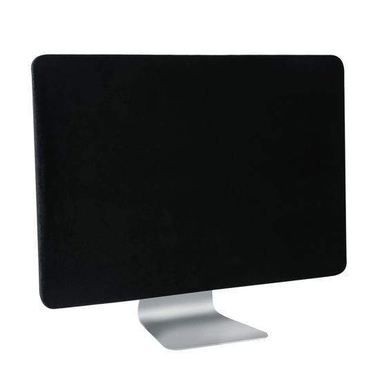 Picture of GBOLE Monitor Dust Cover Compatible with iMac 24 inch Computer Anti-Static Dustproof LCD Panel Case Computer Screen Protective Sleeve Desktop and TV Black (24 inch Monitor Dust Cover)