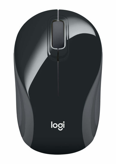 Picture of Logitech Wireless Mini Mouse M187 Ultra Portable, 2.4 GHz with USB Receiver, 1000 DPI Optical Tracking, 3-Buttons, PC / Mac / Laptop - Black