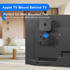 Picture of Behind TV Apple TV Mount, Apple TV Bracket Holder for Wall and Back of All Brand and Size Television, Compatible with All Apple TV Generations (Including All Apple TV 4K Models)