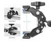 Picture of Super Clamp with 3" Dual Ballhead Magic Arm ST83, Cold Shoe, 1/4" Threads, Compatible with SmallRig GoPro DJI, Phone/Action Camera Mount Adapter for Desk Tripod Tube Crossbar Gimbal Rods