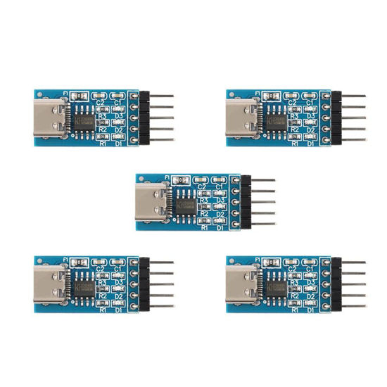 Picture of JESSINIE 5PCS Type C USB to TTL Serial Port CH340N Module 5V Upgrade MCU Download Brush line HW-234