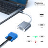 Picture of BENFEI USB C to VGA Adapter, Thunderbolt 3/4 to VGA Adapter Compatible with iPhone 15 Pro/Max, MacBook Pro/Air 2023, iPad Pro, iMac, S23, XPS 17, Surface Book 3 and More [Aluminium Shell,Grey]