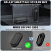 Picture of 2 Pack Adhesive Case for Samsung Galaxy SmartTag2 with 3M Adhesive Sticker Hidden Full Protective Silicone Case Anti-Lost Scratch Resistant Protective Cover for Smart tag 2 Tracker (Black+Black)