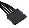 Picture of Corsair CP-8920186 Premium Individually Sleeved SATA Cable, Black PSUs 29.5 inches