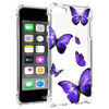 Picture of Bohefo Clear Case Compatible with iPod Touch 7 / iPod Touch 6 / iPod Touch 5 Case for Girls Women, Cute Soft TPU Shockproof Protective Phone Case Cover for Apple iPod Touch 5/6/7th (Purple Butterfly)