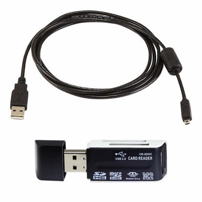 Picture of USB Cable for Nikon Coolpix L120 Camera, and USB Computer Cord for Nikon Coolpix L120