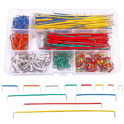 Picture of (560 Pcs) MCIGICM Breadboard Jumper Wire Cables for Arduino, 14 Vaules, 2-125 mm