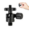 Picture of koolehaoda Mini Ballhead Camera Tripod Ball Head Mount and 1/4 to 3/8 Connector (1/4 to 3/8 Connector)