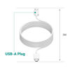 Picture of TUSITA 10 ft USB-A to Micro USB Power Cable Compatible Ring Indoor Cam (2nd Gen) Camera - White