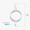 Picture of TUSITA 10 ft.USB-C Extension Cable - Compatible with Ring USB-C Solar Panels,Security Cameras