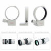 Picture of Lens Tripod Mount Ring, Aluminum Alloy Camera Lens Tripod Mount Collar Ring for Canon EF 70-200mm f/4L USM, EF 70-200mm f/4L is USM, EF 300mm f/4L USM, EF 400mm f/5.6L USM