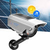 Picture of Fake Dummy Imitation CCTV Security Camera Dummy Dome Camera Solar Power LED Fake Camera Outdoor Indoor