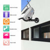 Picture of Fake Dummy Imitation CCTV Security Camera Dummy Dome Camera Solar Power LED Fake Camera Outdoor Indoor