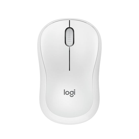 Picture of Logitech M240 Silent Bluetooth Mouse, Wireless, Compact, Portable, Smooth Tracking, 18-Month Battery, for Windows, macOS, ChromeOS, Compatible with PC, Mac, Laptop, Tablets - Off White