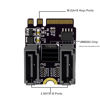 Picture of COMeap M.2 to SATA Adapter A+E Key to Dual Ports SATA 3.0 Converter Hard Drive Expansion Card with 6Gbps JMB582 2230