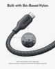 Picture of Anker USB C to C Charger Cable (240W, 6ft), Bio-Braided for iPhone 15/15 Plus/ 15 Pro/ 15 Pro Max, MacBook Pro 2020, iPad Pro 2020, iPad Air 4, Samsung Galaxy S23 (Phantom Black)