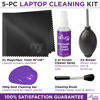 Picture of Professional Laptop Cleaning Kit Computer Screen & Keyboard Cleaner 5 Piece Electronic Cleaner with Laptop Screen Spray, Air Blower, Brush, Keyboard Gel, & Microfiber Cloth