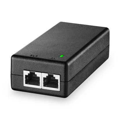 Picture of YuLinca Gigabit PoE Injector 30W, 802.3af/at Power Over Ethernet PoE Adapter, 10/100/1000Mbps, Non-PoE to PoE Adapter, Plug & Play, Distance Up to 100 Meters (328 ft.)