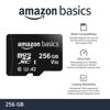 Picture of Amazon Basics Micro SDXC Memory Card with Full Size Adapter, A2, U3, Read Speed up to 100 MB/s, 256 GB, Black